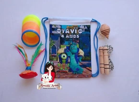 Mochila Boa Infância Tema Universidade Monstros