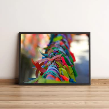 Quadro Fitas Coloridas de Desejos 825