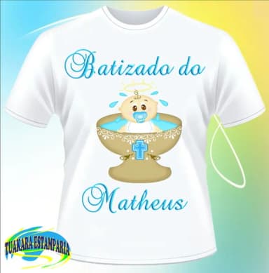 Camiseta Batizado Menino 2