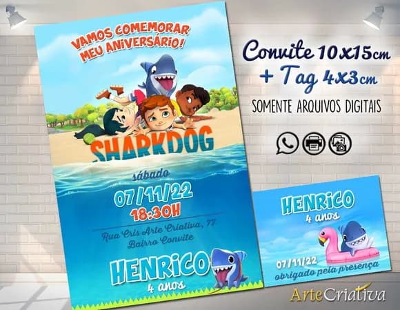 Convite Digital C/tag Tubacão