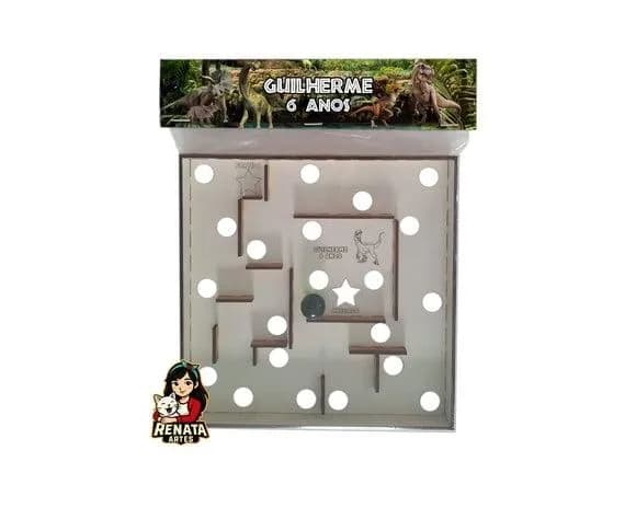 Labirinto Personalizado Lembrancinha Dinossauro Jurassic