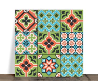 Azulejo Decorativo Mosaico Mandala Moderna 15x15 Cerâmica