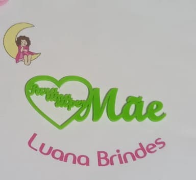 Plaquinhas para Uma Super Mãe Acrílico - 3 Peças
