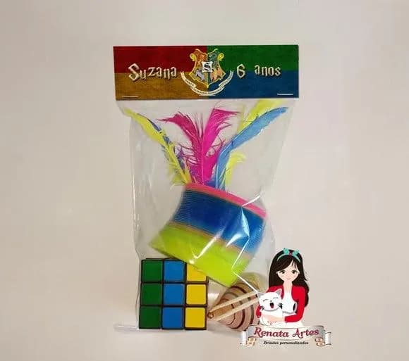 Kit Personalizado Brinquedos Retrô Bandeiras Harry Potter