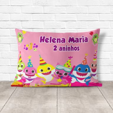 Almofada Personalizada lembrancinhas do Baby Shark