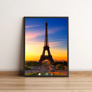 Quadro Decorativo - Torre Eiffel ao Entardecer 40