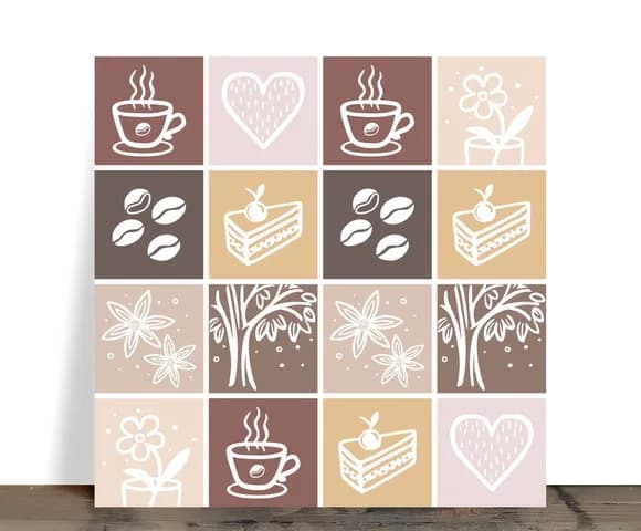 Azulejo Decorativo Cantinho do Café 15x15 Cerâmica