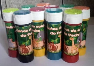 Bolinhas de sabão personalizada