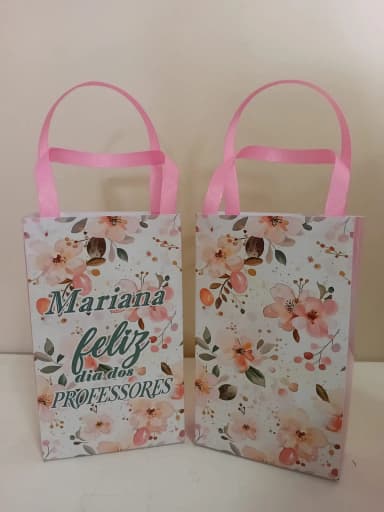 Sacolinhas Personalizadas Dia dos professores para Lembrancinhas