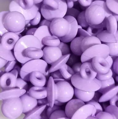 Pingente Chupetinha Lilás Leitosa 2,5cm - 20 Unidades