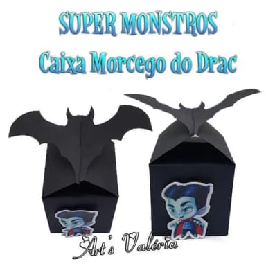 Caixa Morcego do Drac - Super Monstros em Ação