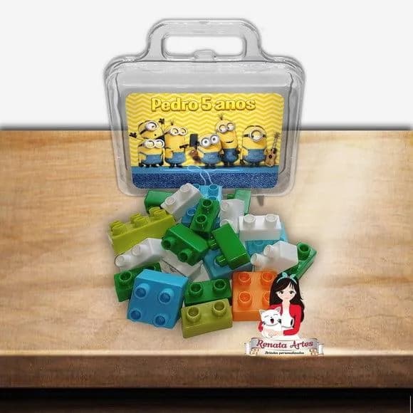 Maleta com Blocos de Montar os Minions