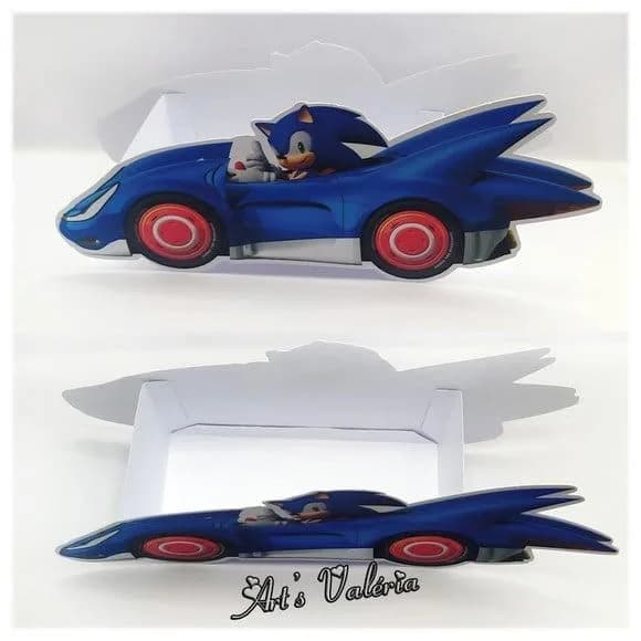 Caixinha Carro Do Sonic
