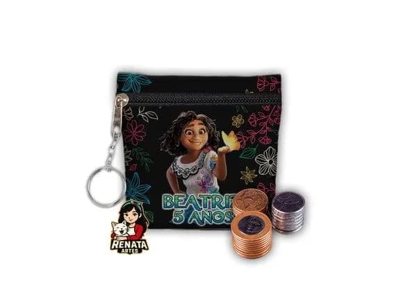 Chaveiro Porta Moedas Personalizado Encanto
