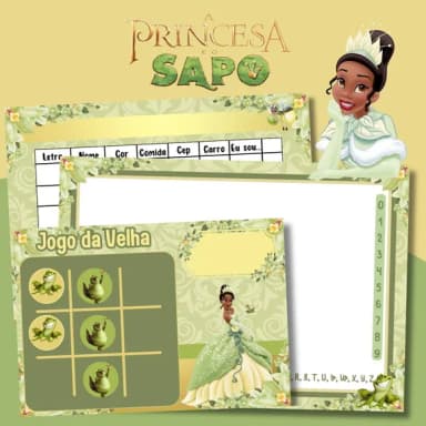 Kit Jogos Personalizados ( Lousa, Stop, Forca ou Velha )