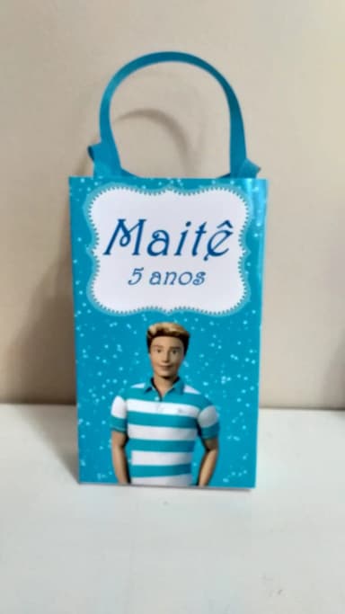 Sacolinhas Personalziadas Ken para Lembrancinhas