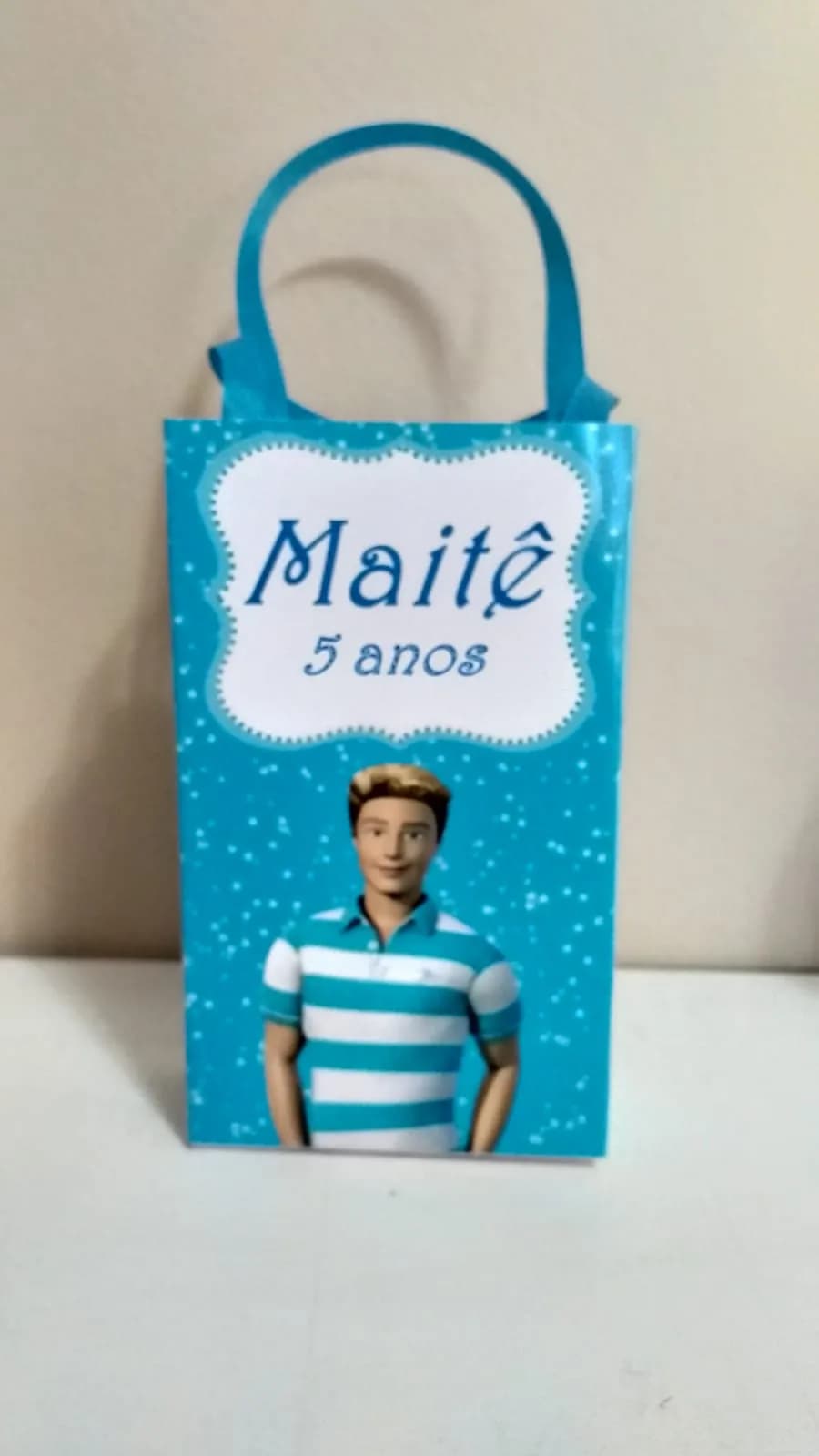 Sacolinhas Personalziadas Ken para Lembrancinhas
