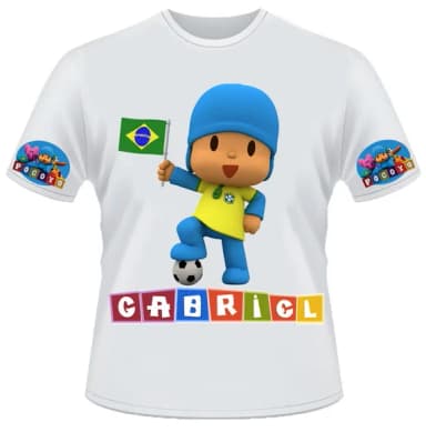 Camiseta Pocoyo Brasil
