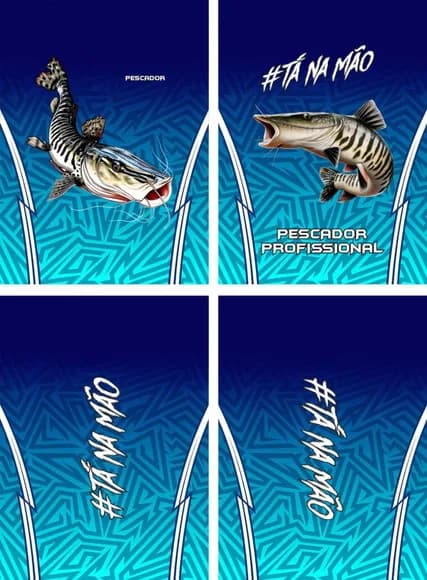 Arte Vetor Camisa Pesca-mod-0088