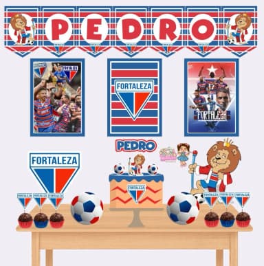 Kit Festa Só Um Bolinho FORTALEZA - Decoração de Festa