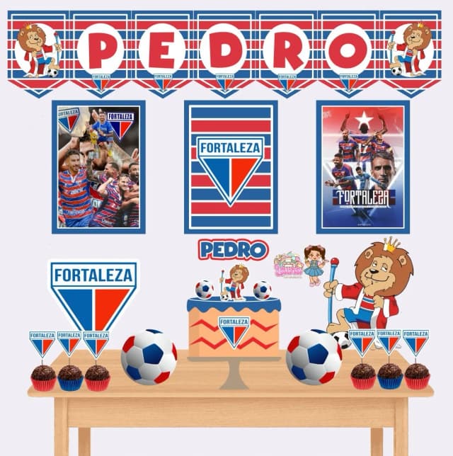 Kit Festa Só Um Bolinho FORTALEZA - Decoração de Festa