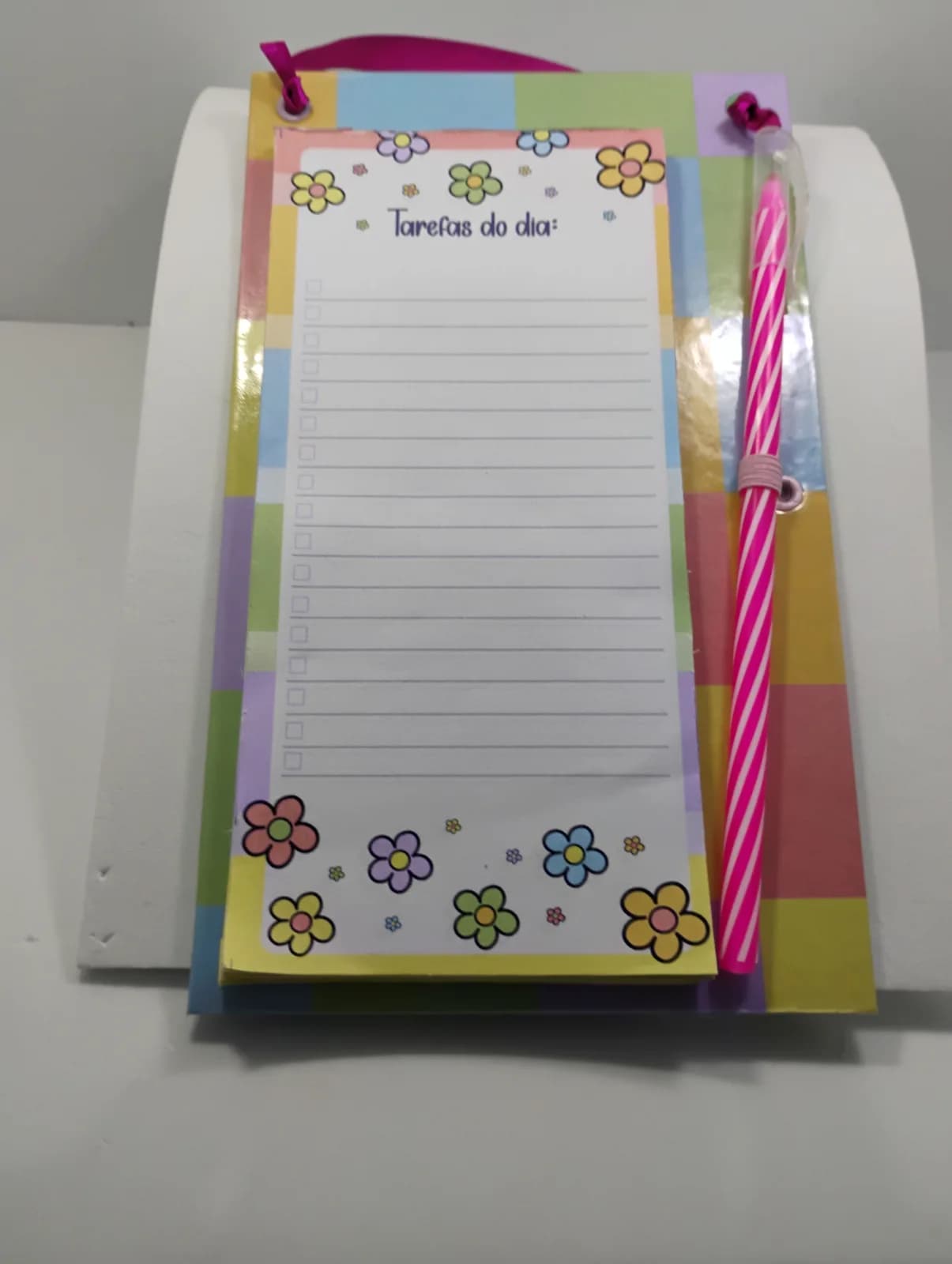 Bloco de Notas - "Tarefas do dia"