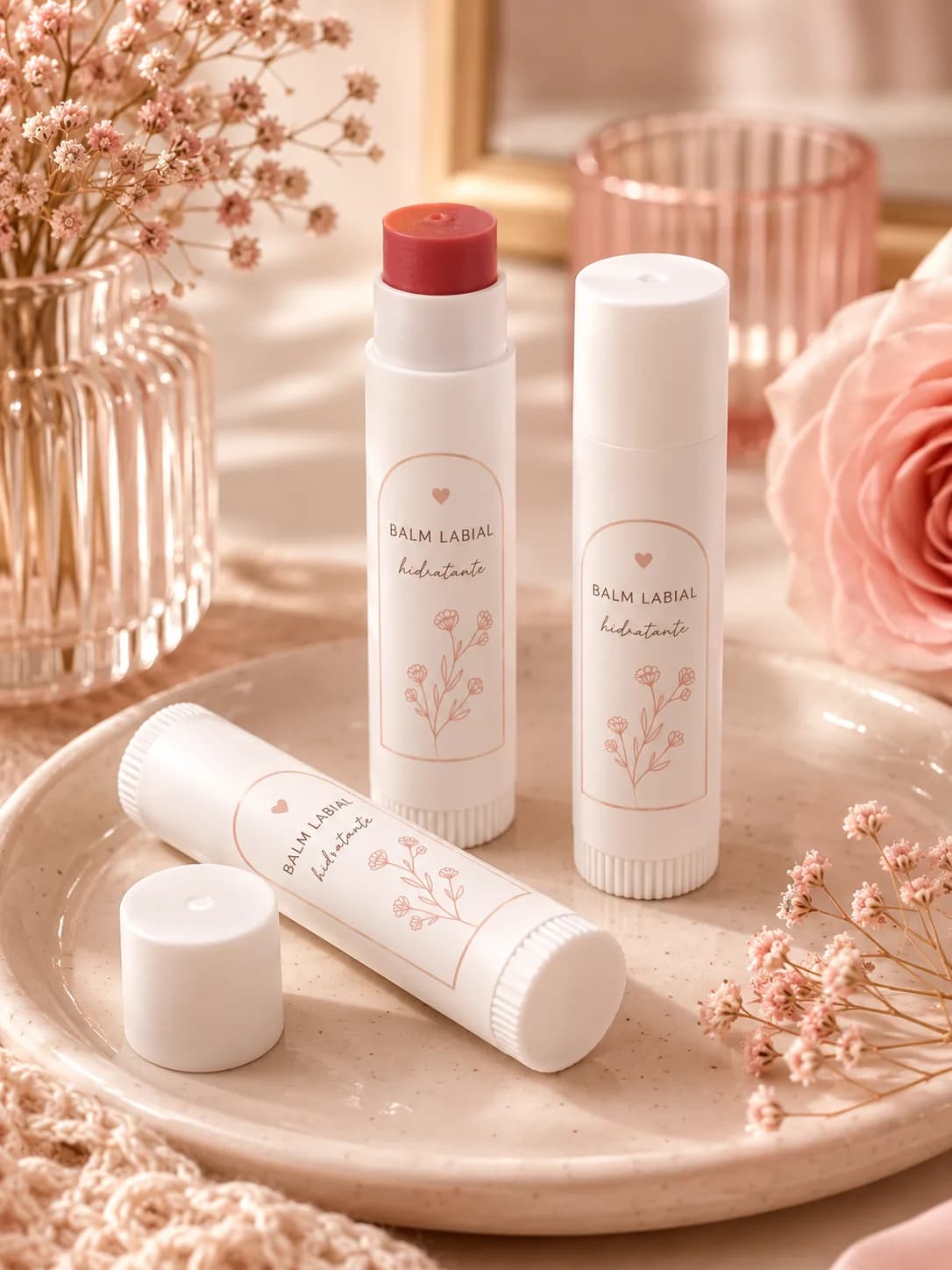 Lip Balm Hidratante Personalizado – Lembrancinha de Luxo para Aniversários, Empresas e Eventos