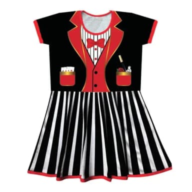 Vestido Infantil Mágico