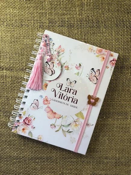 Caderneta de Saúde / Vacinação Personalizada - Borboletas