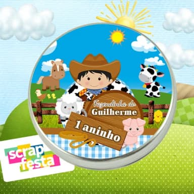 Latinhas Personalizadas Festa Fazendinha