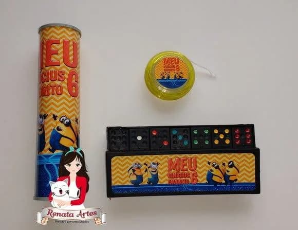 Kit Jogos Personalizado Minions