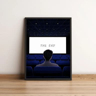 Quadro The End sessão de cinema 55