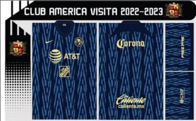 Vetor Da Camisa Do Club América 2022/2023
