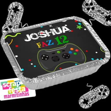 Marmitinha Personalizada Festa Video Game