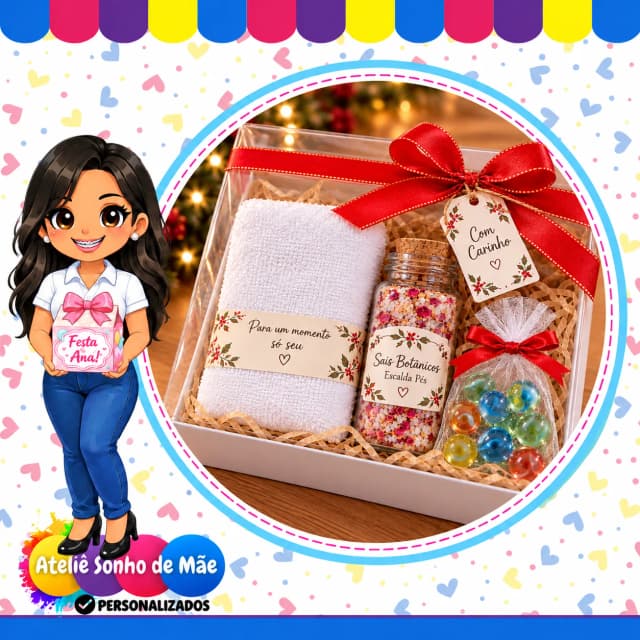 Kit Spa Natalino – Momento de Carinho e Relaxamento