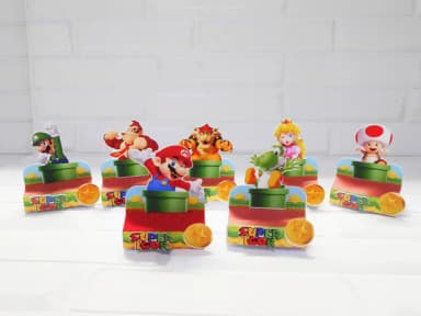 Kit 30 Lembrancinhas Mario Bros