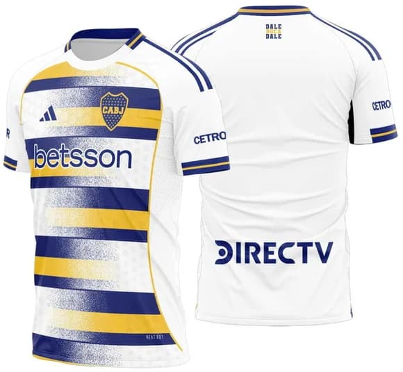 Arte Vetor Camisa Boca Juniors Terceira 2026