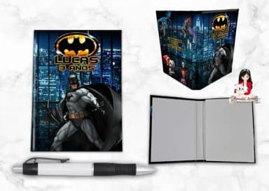Bloquinho com Caneta Batman