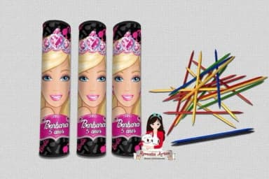 Pega Varetas Personalizado Barbie Novo