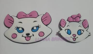 Kit Apliques Emborrachados de Gatinhas - Pct C/4 Kits
