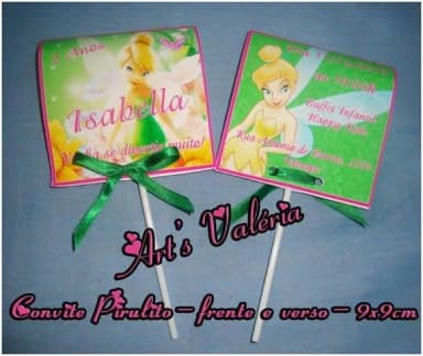 Convite Pirulito Grande