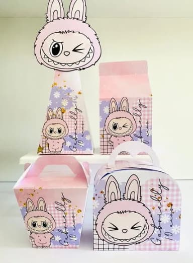 Kit 30 Lembrancinhas Labubu