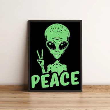 Quadro Alien Peace 67