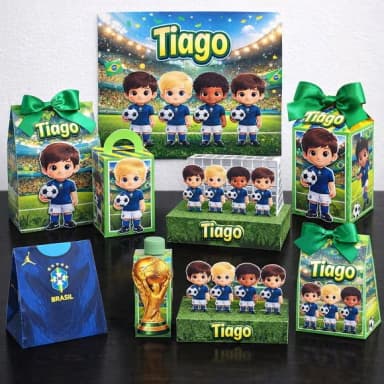 Kit 60 Lembrancinhas Copa do Mundo