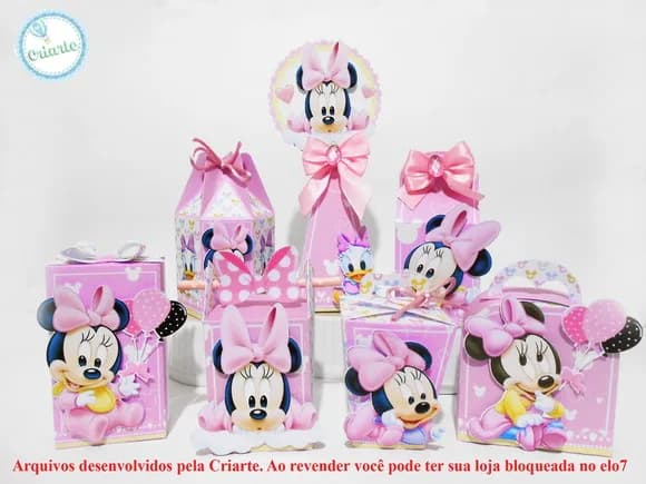 Arquivo de Corte Baby Minnie 30