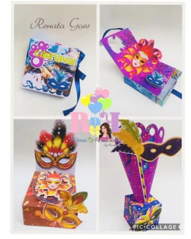 Kit 30 Lembrancinhas Carnaval