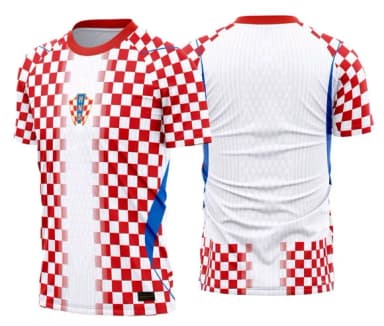 Arte Vetor Camisa Croacia Titular 2026
