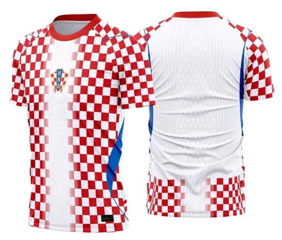 Arte Vetor Camisa Croacia Titular 2026