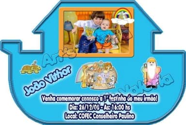 Convite Arca de Noé