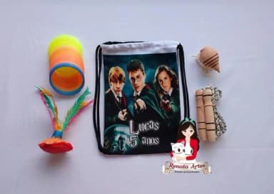 Mochila Boa Infância Tema Harry Potter